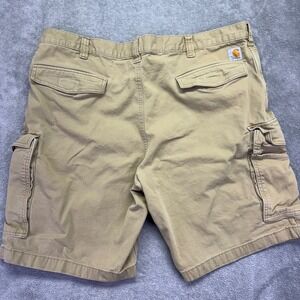 Carhartt Mens Relaxed Fit Canvas Cargo Shorts Beige Size 44‎ See Description